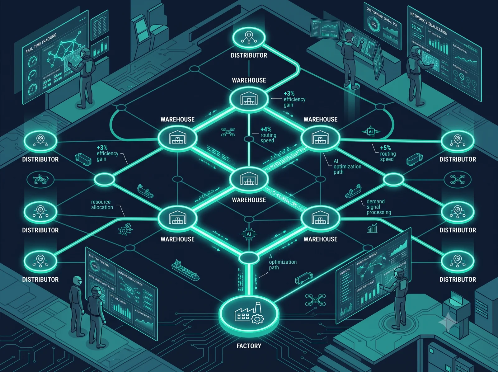 Forward-deployed AI teams for supply chain and operations